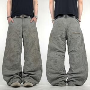 Vintage y2k skater grunge archive cyber rare baggy wide leg jeans